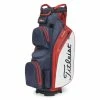 Titleist Cart 14 StaDry Bag Navy Red White -Cheap Apparel Store TB23CT9006 L